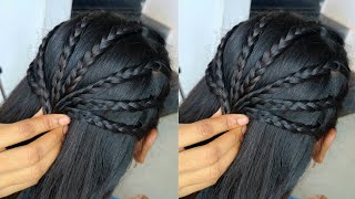 Modernist Hairstyle for womens_ Quick Hairstyle for longhair_Open Graceful Hairstyle #trending #hair