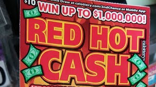 🔥RED HOT CASH🔥 Symbols Found🎉✌🤩💵🎉#calottery #scratchcards #scratchofftickets #newscratchers #shorts