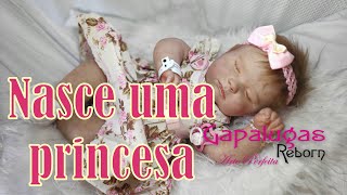 NASCE UMA PRINCESA - BEBÊ REALBORN JOSEFH ASLEEP - REBORN DOLLS