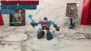 Но/Gnaw, трансформер, обзор фигурки, серии Titans Return.