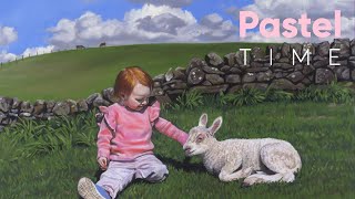 Springtime Portrait in Soft Pastel - Timelapse