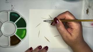 Art with Kasey: Holiday Wreath Watercolor (Narrated)