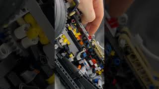 BUGATTI CHIRON LEGO TECHNIC, рулевая рейка и селектор передач Лего Бугатти в сборе #lego #klocki