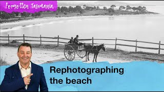 Rephotographing Sandy Bay Beach