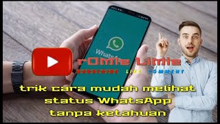 Trik cara mudah melihat status WhatsApp tanpa ketahuan