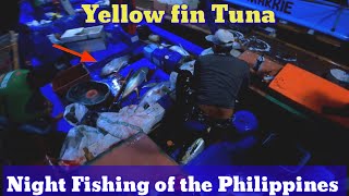 Laot 4 part1 Grabing bakbakan sa Yellow fin Tuna  Night Fishing of the Philippines