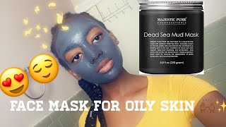 Majestic Pure Dead Sea Mud mask Review. Good for Oily skin?!