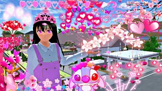 ديكورات جميله في منزل البنت في ساكورا سكول سمليتر sakura school simulator