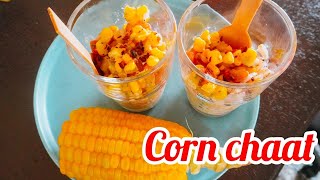 #cornchaat #monsoonsnack #corn                                            Tasty Corn Chaat