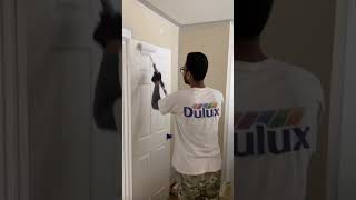 Home painting process showed in 15 seconds | #shorts #painting #diy