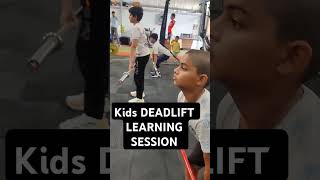 Deadlift learning #deadlift #getfit #motivation #learning #skills #kids