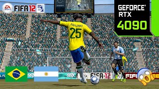 FIFA 12 Ultra Realistic Graphics RTX 4090 | Brazil Vs Argentina | Penalty Shootout | 4K