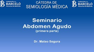 Seminario de Abdomen Agudo (primera parte)