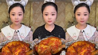 CHINESE MUKBANG SPICY FOOD (CHICKEN)@Xiao Yu Mukbang @Bingxin666 Mukbang EATING SHOW