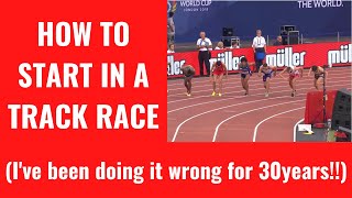 How to start a TRACK RACE | Does it affect your race? | therunningmaster