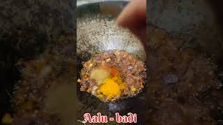 Aalu - Badi #shorts #food #tasty #viral #Taste of Kumaon