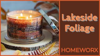 Lakeside Foliage 🐡 from Homeworx candle review