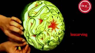 Thaicarving | Lesson-14 | carvingbeginners | watermeloncarving