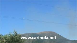 Incendio su Monte Massico a Carinola 20 Luglio 2016