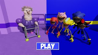 SONIC TAPES VS GRUMPY GRAN - ROBLOX GAMEPLAY OBBY WALKTHROUGH