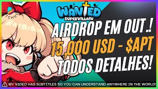 Novo Airdrop no SUPERVILLAIN WANTED Você não pode deixar de Participar