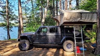 Overlanding Exploring Jeep Gladiator Adirondacks