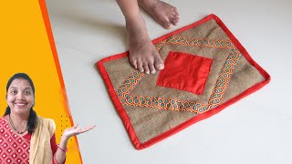 Doormat Making from Old Clothes l Sonali's Creations