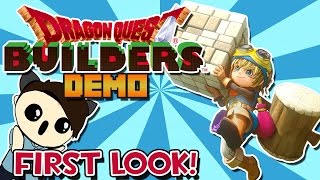 DRAGON QUEST BUILDERS Gameplay | RPG Meets Minecraft | PS4 | Demo First Look