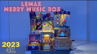 4K Lemax Christmas Village The Merry Music Box NEW for 2023 Michael's Exclusive Overview