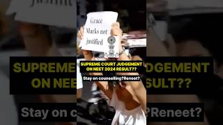 Stay on NEET counselling??|| Supreme Court hearing #nta #neet #trending