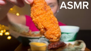 ASMR WINGSTOP - HOT HONEY Rub & Sweet BBQ Glaze & LARGE RANCH(No talking, eating sounds)| kakes-ASMR