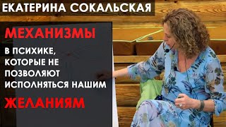 Екатерина Сокальская. «Механизмы в психике, которые не позволяют исполняться нашим желаниям»