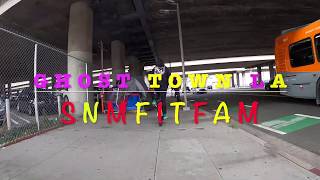 RIDING BMX LA Chinatown Ghost town