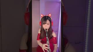 ぼっちざろっく「あのバンド」ぼっち覚醒ソロをクラリネットで演奏したら…？ #clarinet #shorts #ぼっちざろっく