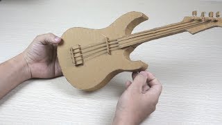 Tự Làm Đàn GUITAR Điện Bằng Bìa Carton