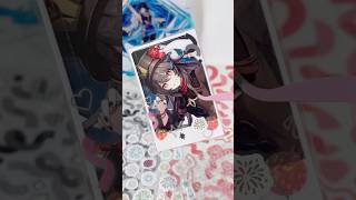 Hu tao ASMR polaroid deco!🖤 #games #asmr #genshinimpact #anime #diy #craft #papercraft #hutao #1k