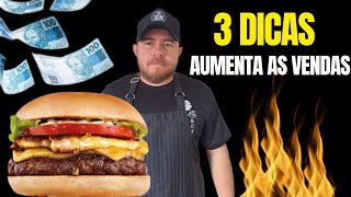 DELIVERY DE HAMBURGUER EM CASA I COMO AUMENTAR AS VENDAS