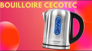 la bouilloire électrique ThermoSense 290 de Cecotec alliance de haute technologie et design élégant