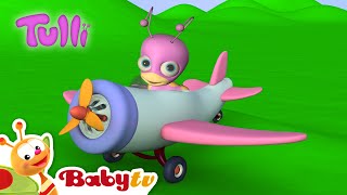 El avión de Tulli 🛩️​🐛 | Juegos de adivinanzas para niños pequeños | dibujos animados @BabyTVSP