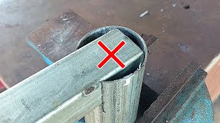 Tricks for fabricating strong thin metal pipes that welders rarely talk about | pipe cutting tricks