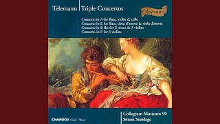 Concerto in B-Flat Major, for 3 Oboes, 3 Violins & Continuo, TWV 44:43: I. Allegro