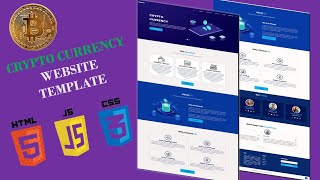 Create Crypto Currency Website | Multiple Pages Website - HTML CSS & JavaScript