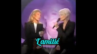 Hommage : Francoise Hardy en duos avec Sheila  L'amitié  2002 (Vidéo remasterisée)