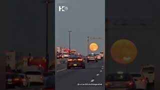 The Hunter’s Moon, the biggest and brightest full moon of the year, was captured in Canada.