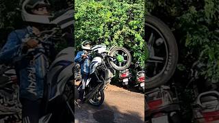 TVS Wheelie By Tillu BABA || @JAIPUR_RIDER.04 #wheelie #tvs #sport #subscribe #trending