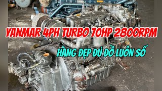 Bán Động Cơ Yanmar 4PH Turbo 70hp 2800rpm Chỉ 56tr Luôn Số 0966,435,335 Ẩn| Tâm Vlog