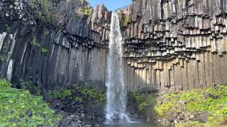 Iceland's Svartifoss "Black Falls" in Skaftafell National Park