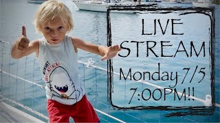 How We Sheltered From HURRICANE ELSA and WHAT'S NEXT? - SailAway LIVE STREAM