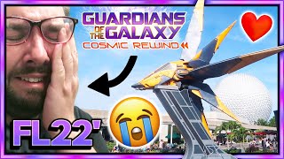 EPCOT VLOG | First Reaction to Guardians of the Galaxy Cosmic Rewind