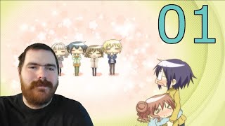 Hidamari Sketch Sae Hiro Sotsugyou-hen OVA 1 [Reaction+Commentary]